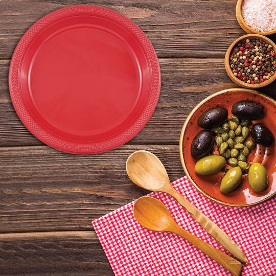 JAM Paper 10.25" Plastic Party Plates